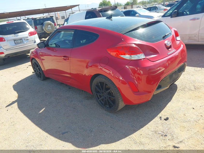 2017 Hyundai Veloster VIN KMHTC6ADXHU323156 IAAI salvage auction — SIDE, Clear (Arizona), sold $1,650 on 2026-07-16 (photo 3)