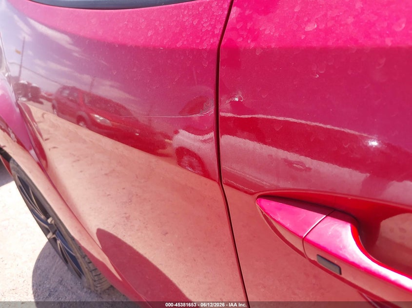 2017 Hyundai Veloster VIN KMHTC6ADXHU323156 IAAI salvage auction — SIDE, Clear (Arizona), sold $1,650 on 2026-07-16 (photo 6)