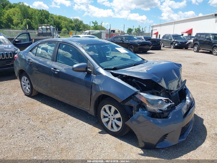 2016 Toyota Corolla VIN 5YFBURHE7GP421229 IAAI salvage auction — FRONT END, Salvage (Illinois), sold $2,600 on 2026-08-02 (photo 1)