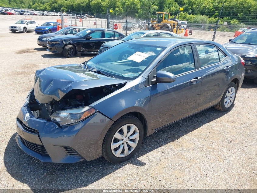 2016 Toyota Corolla VIN 5YFBURHE7GP421229 IAAI salvage auction — FRONT END, Salvage (Illinois), sold $2,600 on 2026-08-02 (photo 2)
