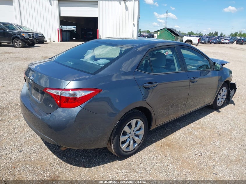 2016 Toyota Corolla VIN 5YFBURHE7GP421229 IAAI salvage auction — FRONT END, Salvage (Illinois), sold $2,600 on 2026-08-02 (photo 4)