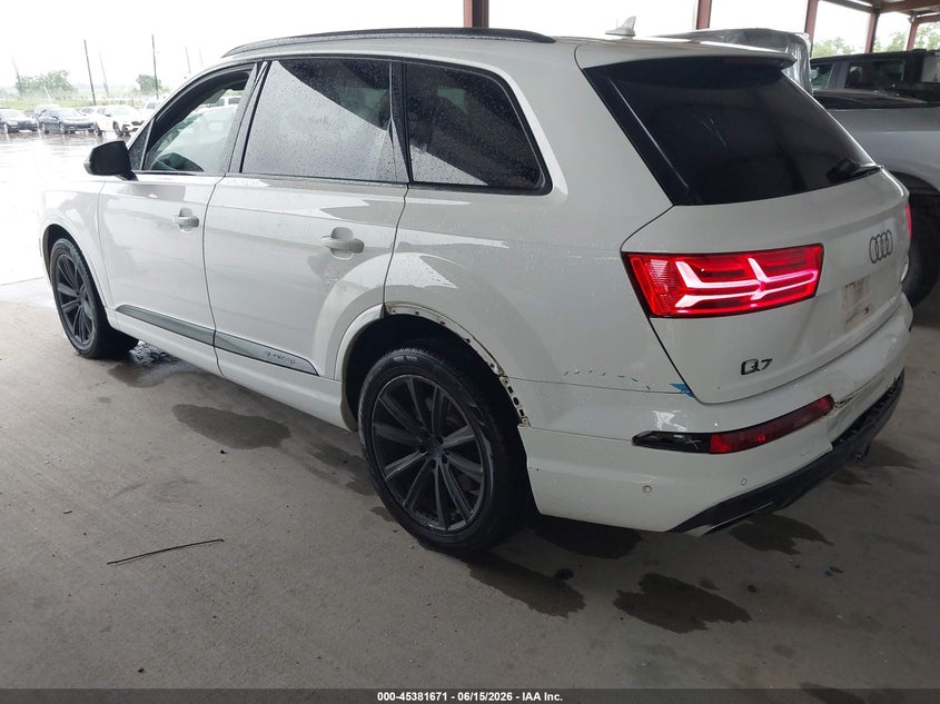 2019 Audi Q7 VIN WA1VAAF75KD016438 IAAI salvage auction — REAR END, Original (Texas), sold $8,800 on 2026-07-24 (photo 3)