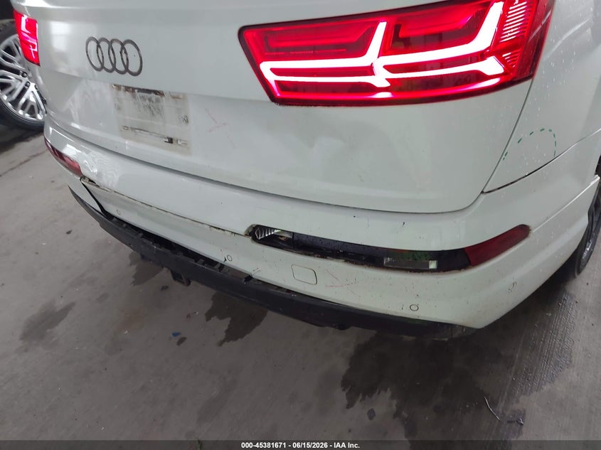2019 Audi Q7 VIN WA1VAAF75KD016438 IAAI salvage auction — REAR END, Original (Texas), sold $8,800 on 2026-07-24 (photo 6)