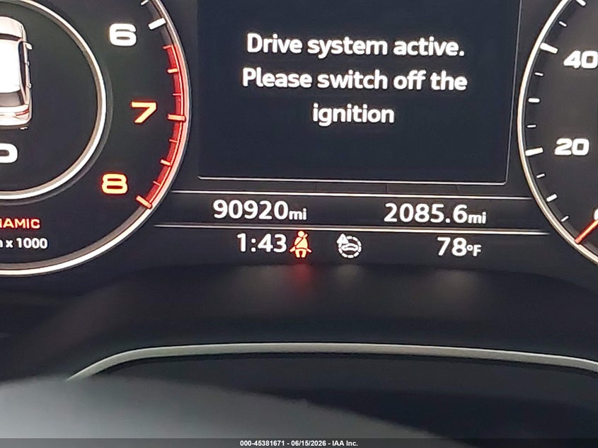 2019 Audi Q7 VIN WA1VAAF75KD016438 IAAI salvage auction — REAR END, Original (Texas), sold $8,800 on 2026-07-24 (photo 7)
