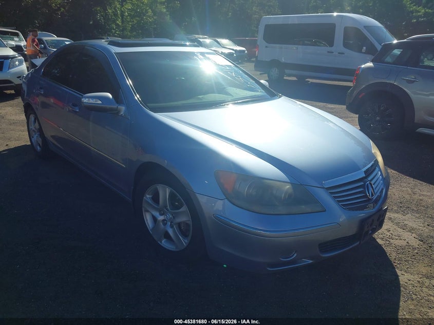 2005 Acura Rl VIN JH4KB16535C014331 IAAI salvage auction — REAR END, Salvage - 75% Or Less (Maryland), sold $225 on 2026-07-22 (photo 1)