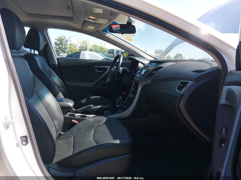 2015 Hyundai Elantra VIN KMHDH4AH9FU382886 IAAI salvage auction — LEFT SIDE, Salvage (Ohio), sold $475 on 2026-07-28 (photo 5)