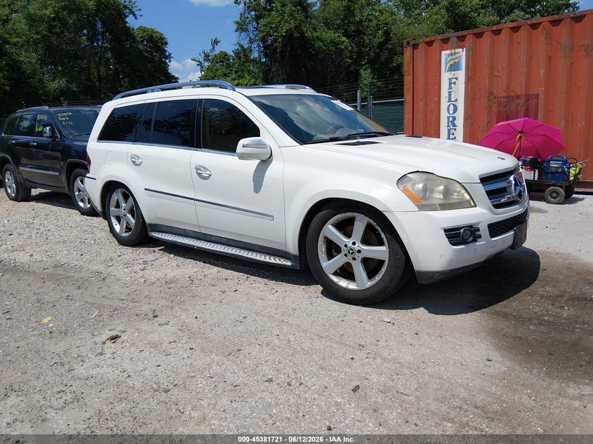 2009 Mercedes-benz Gl-class VIN 4JGBF71E89A444286 IAAI salvage auction — NORMAL WEAR, Clear (Virginia), sold $875 on 2026-07-09 (photo 1)