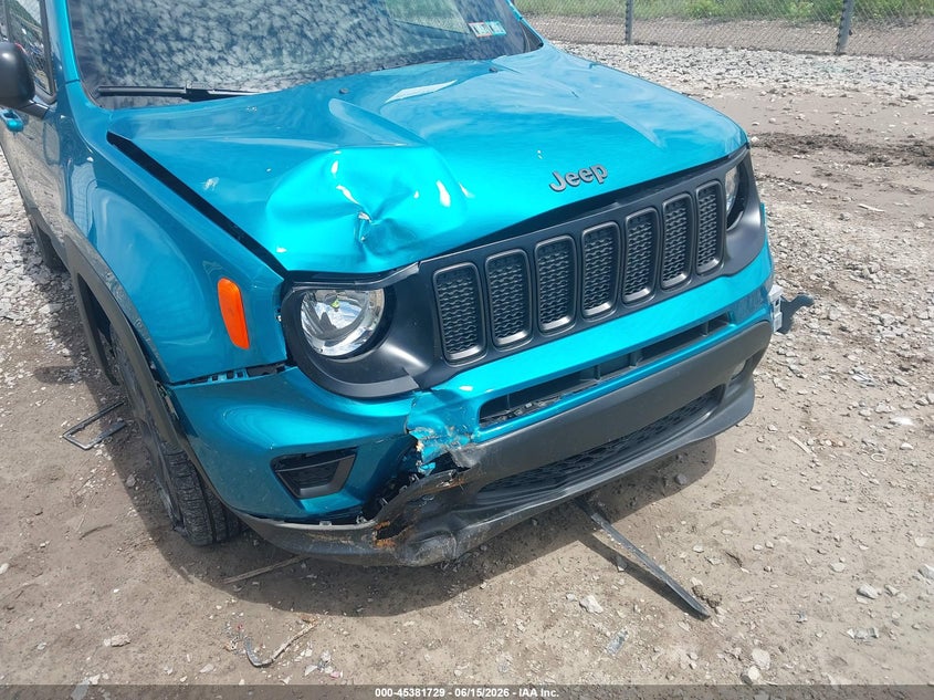 2021 Jeep Renegade VIN ZACNJDBB9MPN34541 IAAI salvage auction — FRONT END, Salvage Title, sold $4,775 on 2026-08-11 (photo 6)