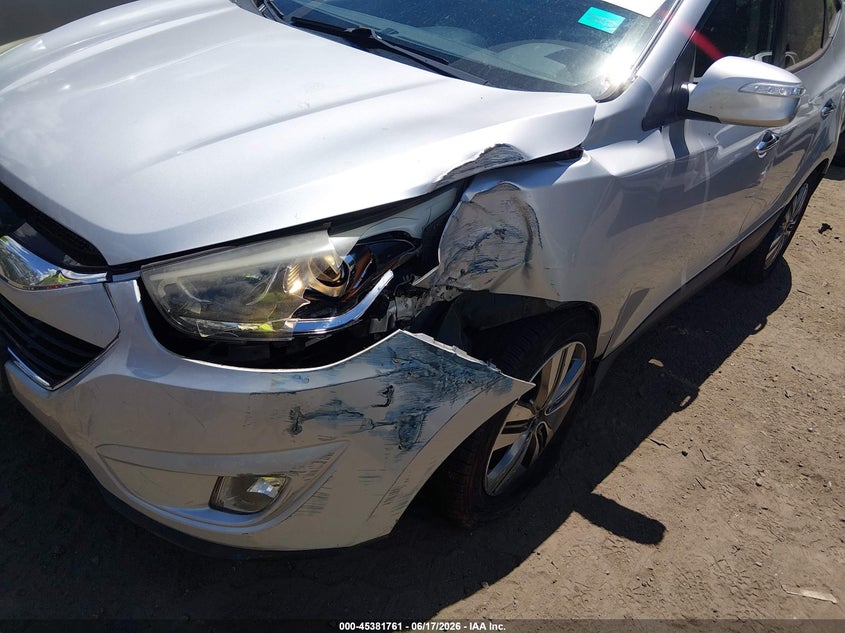 2015 Hyundai Tucson VIN KM8JUCAG9FU975633 IAAI salvage auction — LEFT FRONT, Clear (Massachusetts), sold $2,600 on 2026-07-28 (photo 6)