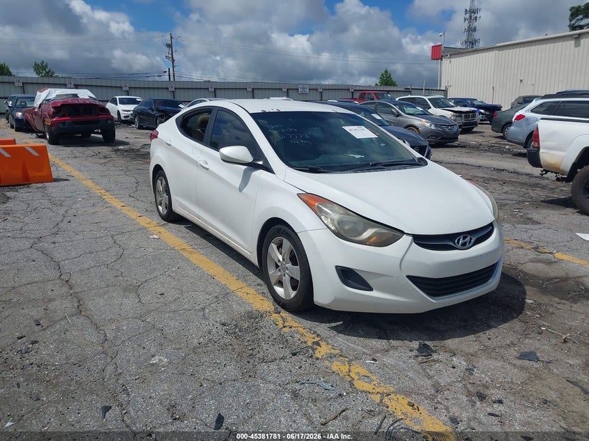 2011 Hyundai Elantra VIN 5NPDH4AE9BH007773 IAAI salvage auction — FRONT & REAR, Salvage (Georgia), sold $575 on 2026-07-09 (photo 1)
