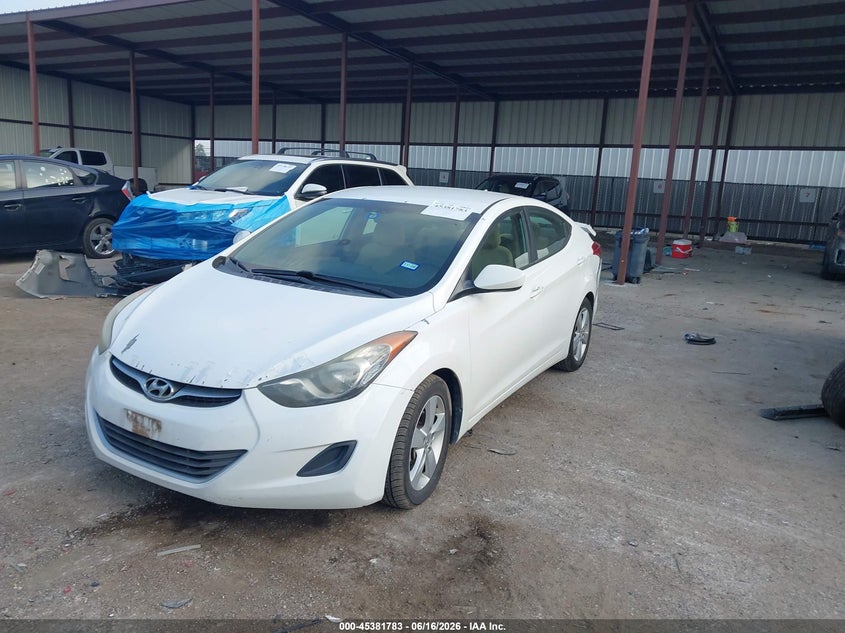 2013 Hyundai Elantra VIN 5NPDH4AE3DH360027 IAAI salvage auction — REAR END, Salvage (Texas), sold $1,250 on 2026-08-03 (photo 2)