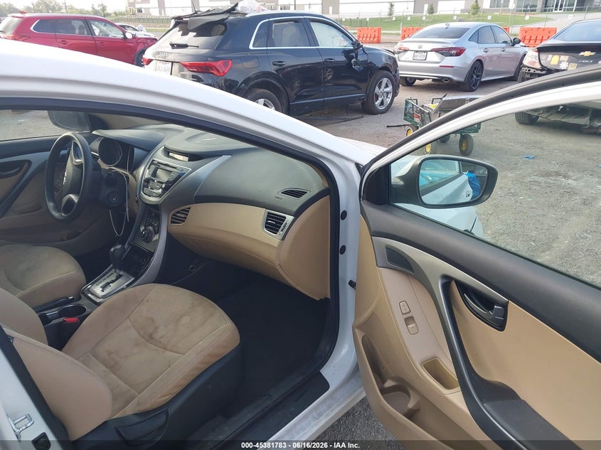 2013 Hyundai Elantra VIN 5NPDH4AE3DH360027 IAAI salvage auction — REAR END, Salvage (Texas), sold $1,250 on 2026-08-03 (photo 5)