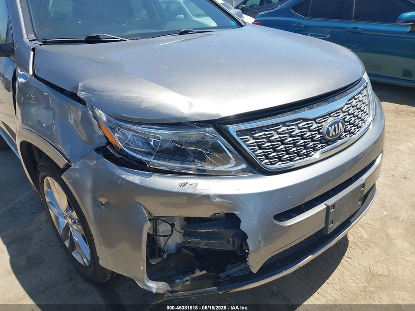 2015 Kia Sorento VIN 5XYKW4A7XFG616897 IAAI salvage auction — RIGHT FRONT, Salvage (California), sold $2,300 on 2026-07-22 (photo 6)