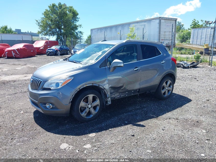 2014 Buick Encore VIN KL4CJBSBXEB724336 IAAI salvage auction — SIDE, Salvage (Pennsylvania), sold $450 on 2026-07-10 (photo 2)