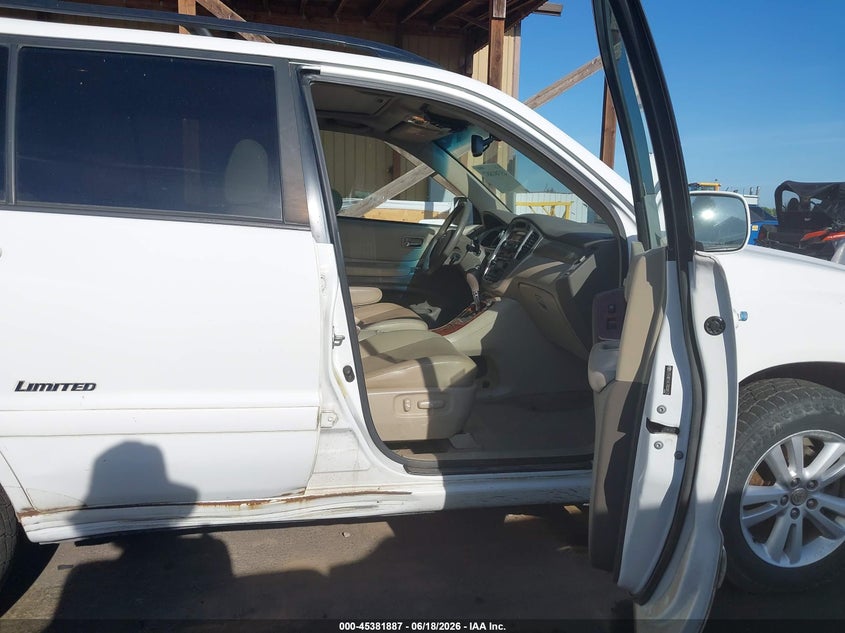 2007 Toyota Highlander hybrid VIN JTEHW21A170034572 IAAI salvage auction — NORMAL WEAR, Clear (Washington), sold $425 on 2026-07-21 (photo 5)