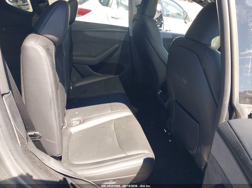 2026 Tesla Model y VIN 7SAYGDEE2TF321895 IAAI salvage auction — FRONT & REAR, Salvage Title, sold $14,600 on 2026-07-13 (photo 8)