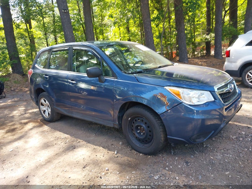 2014 Subaru Forester VIN JF2SJAAC7EH422524 IAAI salvage auction — NORMAL WEAR, Clear (Virginia), sold $350 on 2026-07-28 (photo 1)