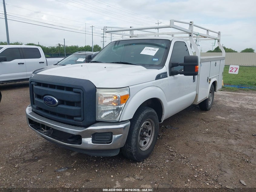 2014 Ford F250 VIN 1FTBF2A61EEB11558 IAAI salvage auction — FRONT & REAR, Enterprise Vehicles Clear Only (Texas), sold $3,200 on 2026-07-09 (photo 2)