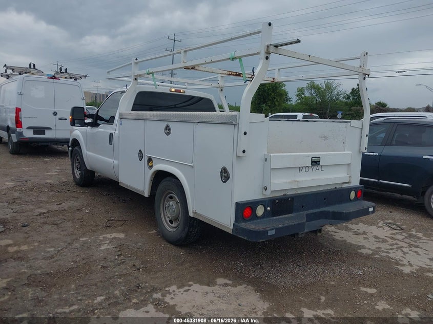 2014 Ford F250 VIN 1FTBF2A61EEB11558 IAAI salvage auction — FRONT & REAR, Enterprise Vehicles Clear Only (Texas), sold $3,200 on 2026-07-09 (photo 3)