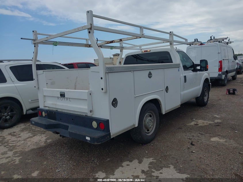 2014 Ford F250 VIN 1FTBF2A61EEB11558 IAAI salvage auction — FRONT & REAR, Enterprise Vehicles Clear Only (Texas), sold $3,200 on 2026-07-09 (photo 4)