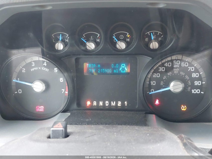 2014 Ford F250 VIN 1FTBF2A61EEB11558 IAAI salvage auction — FRONT & REAR, Enterprise Vehicles Clear Only (Texas), sold $3,200 on 2026-07-09 (photo 7)