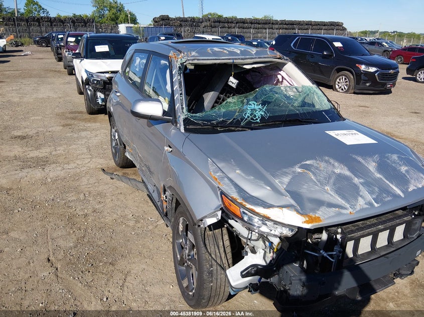2025 Hyundai Venue VIN KMHRC8A34SU392851 IAAI salvage auction — FRONT END, Certificate Of Destruction - Export Only (Florida), sold $1,200 on 2026-07-31 (photo 6)
