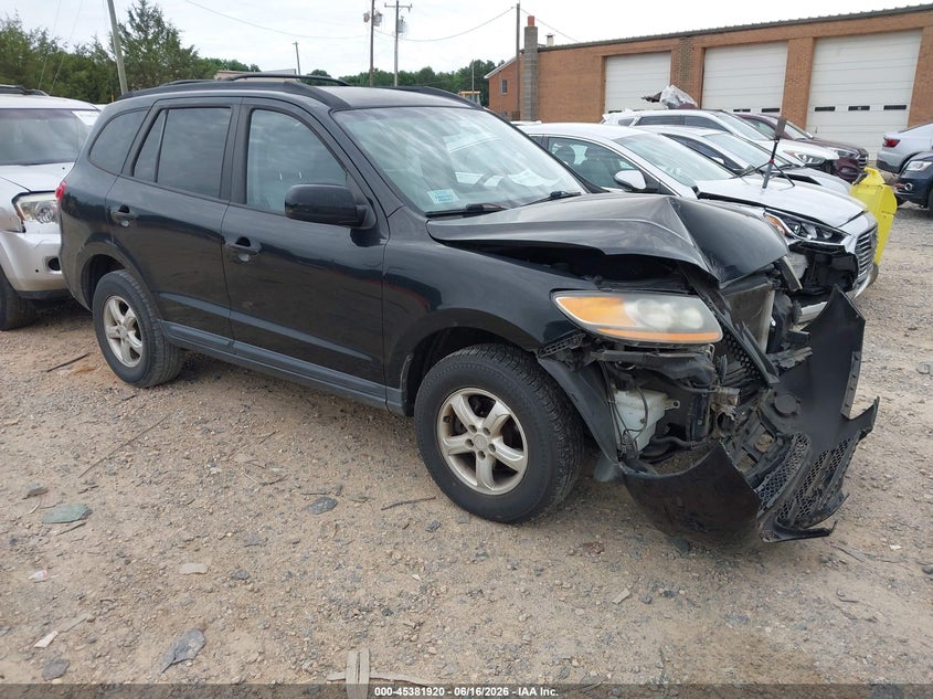 2008 Hyundai Santa fe VIN 5NMSG13D78H188665 IAAI salvage auction — FRONT END, Salvage (North Carolina), sold $700 on 2026-07-09 (photo 1)