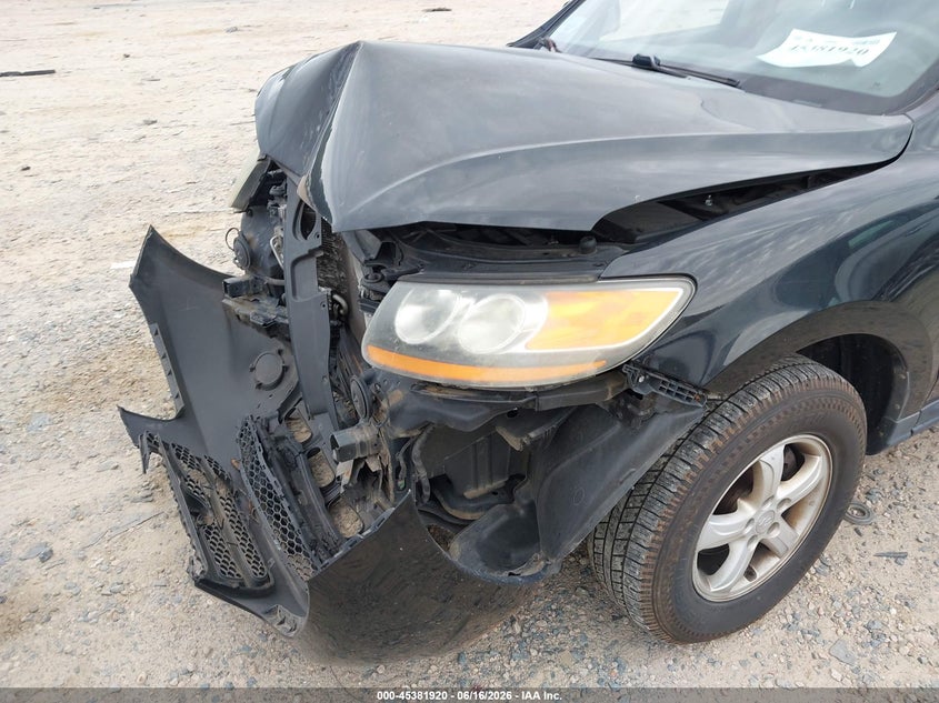 2008 Hyundai Santa fe VIN 5NMSG13D78H188665 IAAI salvage auction — FRONT END, Salvage (North Carolina), sold $700 on 2026-07-09 (photo 6)
