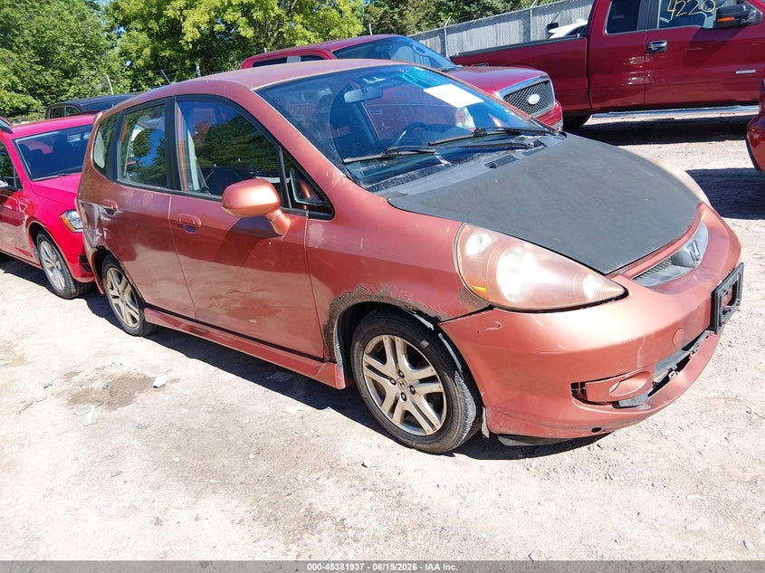 2008 Honda Fit VIN JHMGD37638S027528 IAAI salvage auction — NORMAL WEAR, Salvage (Wisconsin), sold $175 on 2026-07-22 (photo 1)