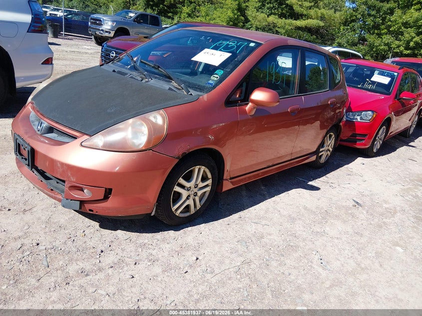 2008 Honda Fit VIN JHMGD37638S027528 IAAI salvage auction — NORMAL WEAR, Salvage (Wisconsin), sold $175 on 2026-07-22 (photo 2)