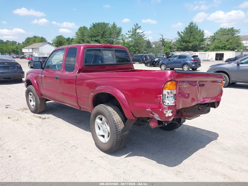 2001 Toyota Tacoma VIN 5TEWM72N81Z820408 IAAI salvage auction — FRONT & REAR, Salvage (New Jersey), sold $1,150 on 2026-07-28 (photo 3)