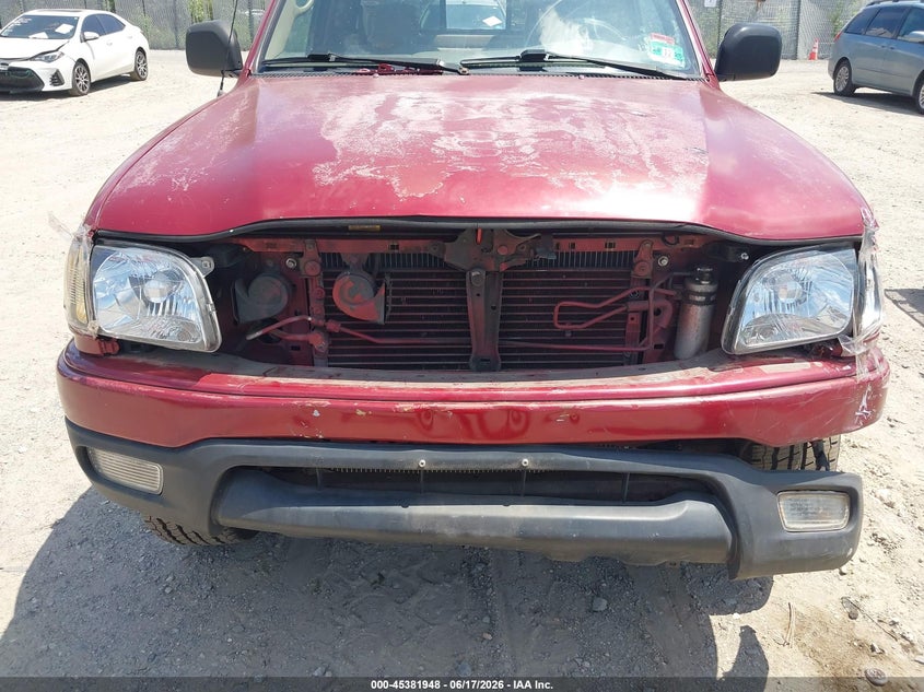 2001 Toyota Tacoma VIN 5TEWM72N81Z820408 IAAI salvage auction — FRONT & REAR, Salvage (New Jersey), sold $1,150 on 2026-07-28 (photo 6)