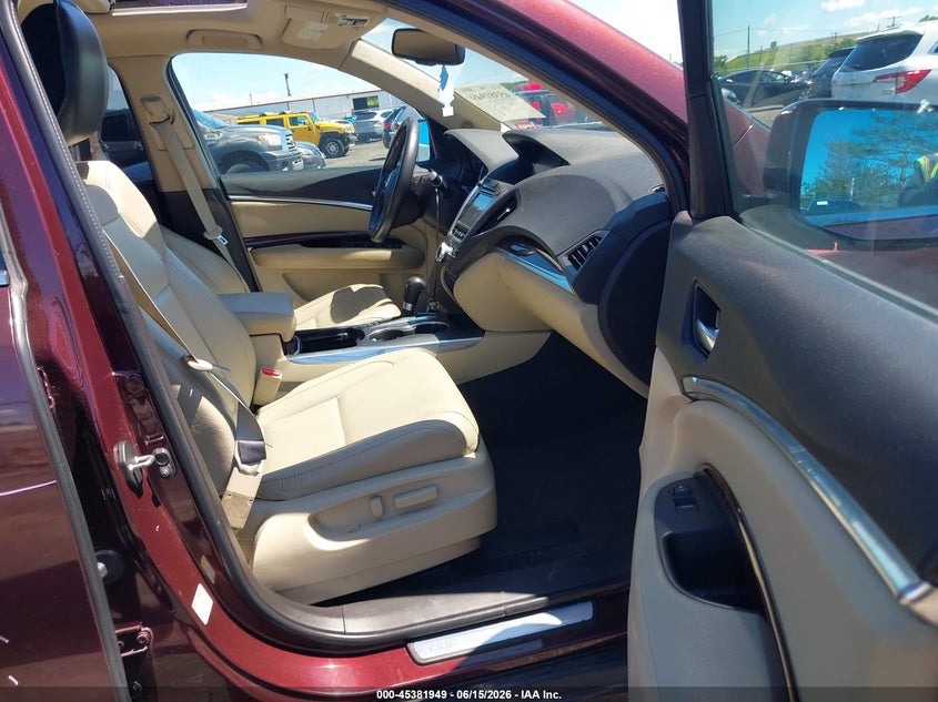 2014 Acura Mdx VIN 5FRYD4H44EB043964 IAAI salvage auction — FRONT END, Salvage (New Jersey), sold $3,050 on 2026-07-30 (photo 5)