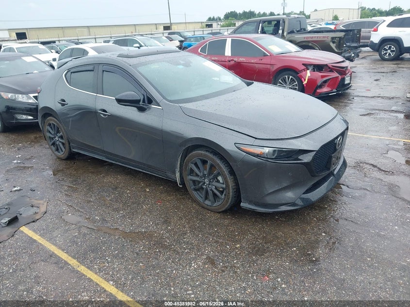 2021 Mazda 3 VIN JM1BPBNY4M1400352 IAAI salvage auction — SIDE, Salvage Title, sold $6,975 on 2026-08-26 (photo 1)