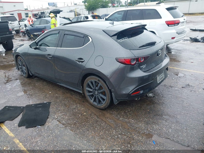 2021 Mazda 3 VIN JM1BPBNY4M1400352 IAAI salvage auction — SIDE, Salvage Title, sold $6,975 on 2026-08-26 (photo 3)