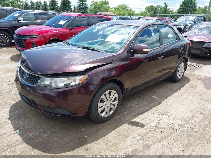 2010 Kia Forte VIN KNAFU4A20A5311032 IAAI salvage auction — REAR END, Clear (Michigan), sold $650 on 2026-07-16 (photo 2)