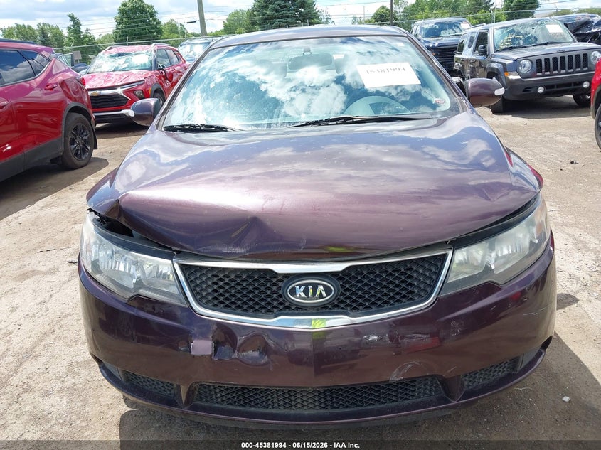 2010 Kia Forte VIN KNAFU4A20A5311032 IAAI salvage auction — REAR END, Clear (Michigan), sold $650 on 2026-07-16 (photo 6)