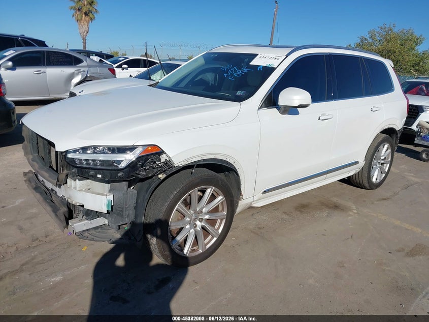 2016 Volvo Xc90 VIN YV4A22PLXG1020736 IAAI salvage auction — FRONT END, Salvage Title, sold $1,250 on 2026-08-19 (photo 2)