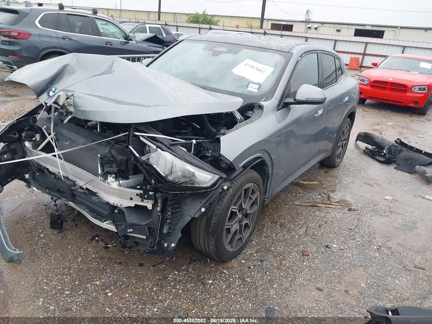 2025 BMW X2 VIN WBX63GM08S5280537 IAAI salvage auction — FRONT END, Salvage (Texas), sold $1,050 on 2026-07-29 (photo 2)