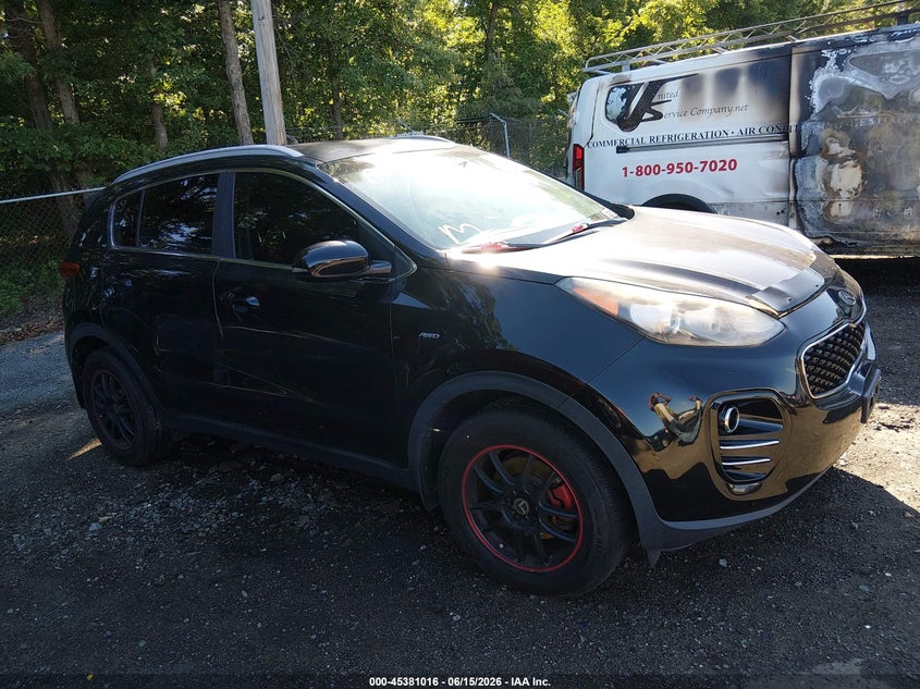 2017 Kia Sportage VIN KNDPMCAC5H7042826 IAAI salvage auction — NORMAL WEAR, Clear (Maryland), sold $2,750 on 2026-07-29 (photo 1)