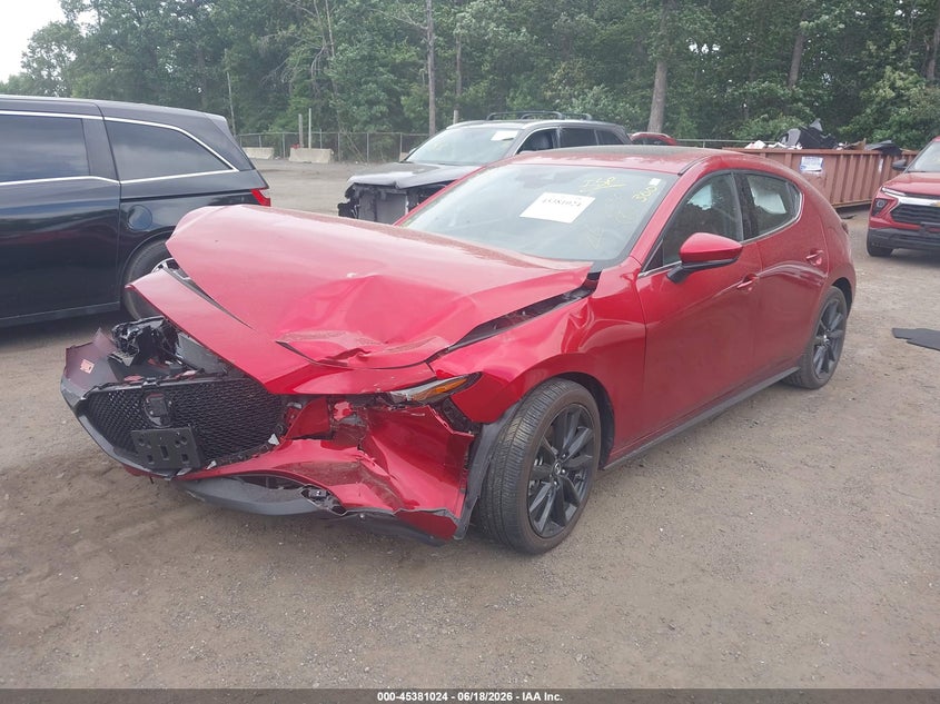 2019 Mazda 3 VIN JM1BPBNM8K1143836 IAAI salvage auction — FRONT END, Salvage - 75% Or Less (Maryland), sold $1,400 on 2026-07-22 (photo 2)