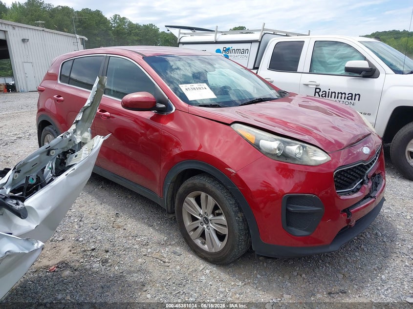 2017 Kia Sportage VIN KNDPM3AC4H7159006 IAAI salvage auction — FRONT END, Salvage (Georgia), sold $1,250 on 2026-07-21 (photo 1)