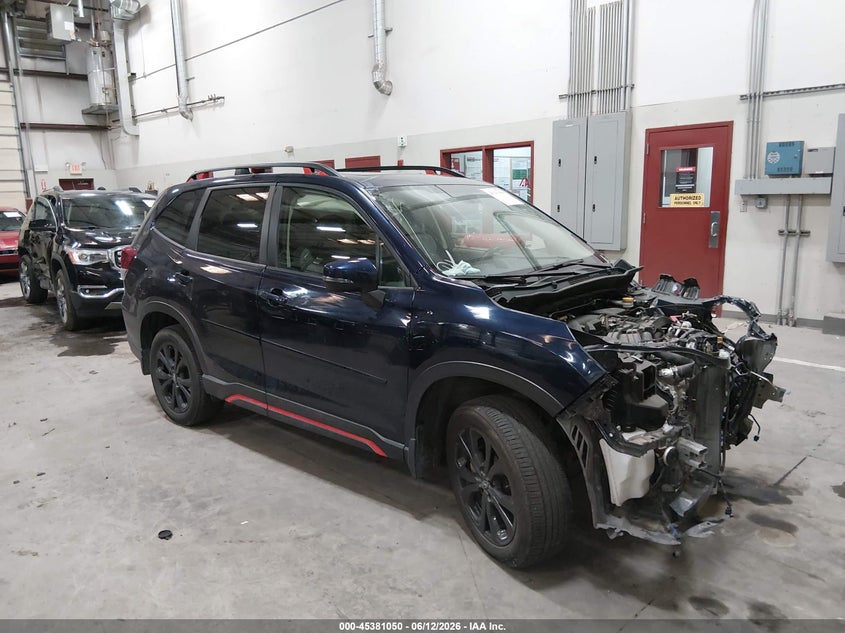 2021 Subaru Forester VIN JF2SKARC1MH440758 IAAI salvage auction — FRONT END, Salvage (Utah), sold $5,500 on 2026-07-24 (photo 1)