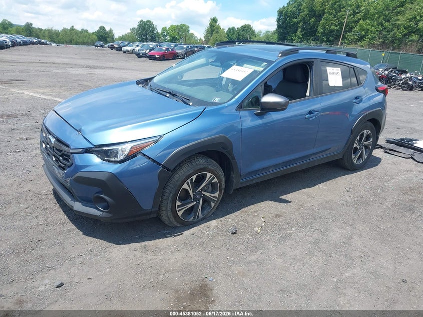 2024 Subaru VIN JF2GUADC9RH861576 IAAI salvage auction — FRONT END, Salvage (Pennsylvania), sold $5,200 on 2026-07-28 (photo 2)