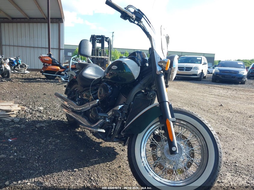 2022 Kawasaki Vn 900 VIN JKAVN2B12NA102324 IAAI salvage auction — LEFT SIDE, Salvage (Ohio), sold $1,800 on 2026-07-08 (photo 1)