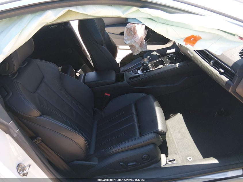 2022 Audi A5 VIN WAUSAAF55NA022430 IAAI salvage auction — FRONT END, Salvage (North Carolina), sold $2,650 on 2026-07-20 (photo 5)