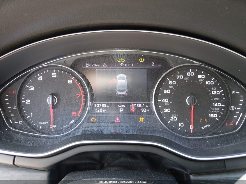 2022 Audi A5 VIN WAUSAAF55NA022430 IAAI salvage auction — FRONT END, Salvage (North Carolina), sold $2,650 on 2026-07-20 (photo 7)