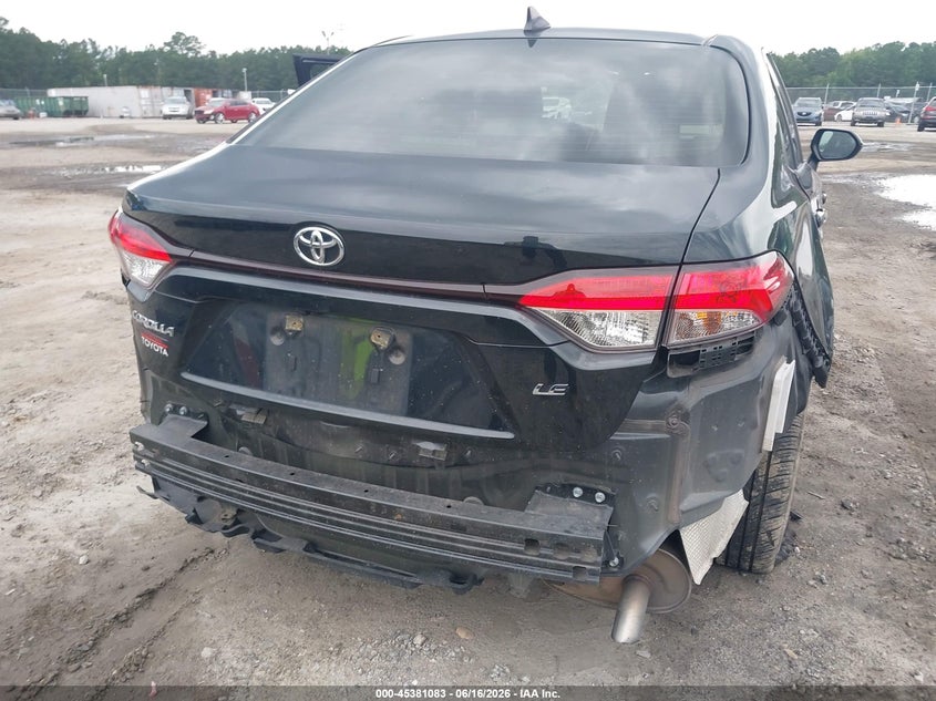 2022 Toyota Corolla VIN JTDEPMAE8NJ210169 IAAI salvage auction — REAR END, Salvage (Georgia), sold $5,300 on 2026-07-24 (photo 6)