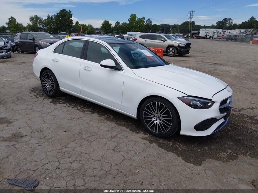 2022 Mercedes-benz C-klasse VIN W1KAF4HB1NR061074 IAAI salvage auction — UNDERCARRIAGE, Salvage Title, sold $16,900 on 2026-07-15 (photo 1)