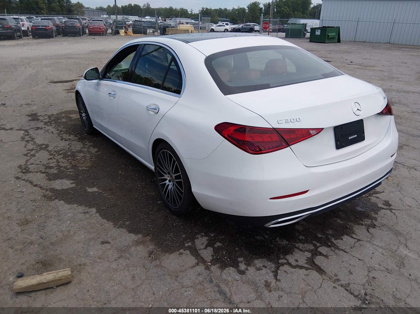 2022 Mercedes-benz C-klasse VIN W1KAF4HB1NR061074 IAAI salvage auction — UNDERCARRIAGE, Salvage Title, sold $16,900 on 2026-07-15 (photo 3)